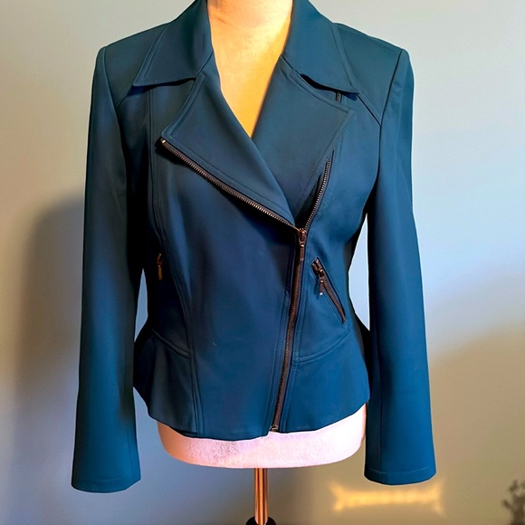 INC International Concepts Jackets & Blazers - INC Moto Blazer Med with bronze zipper detail.